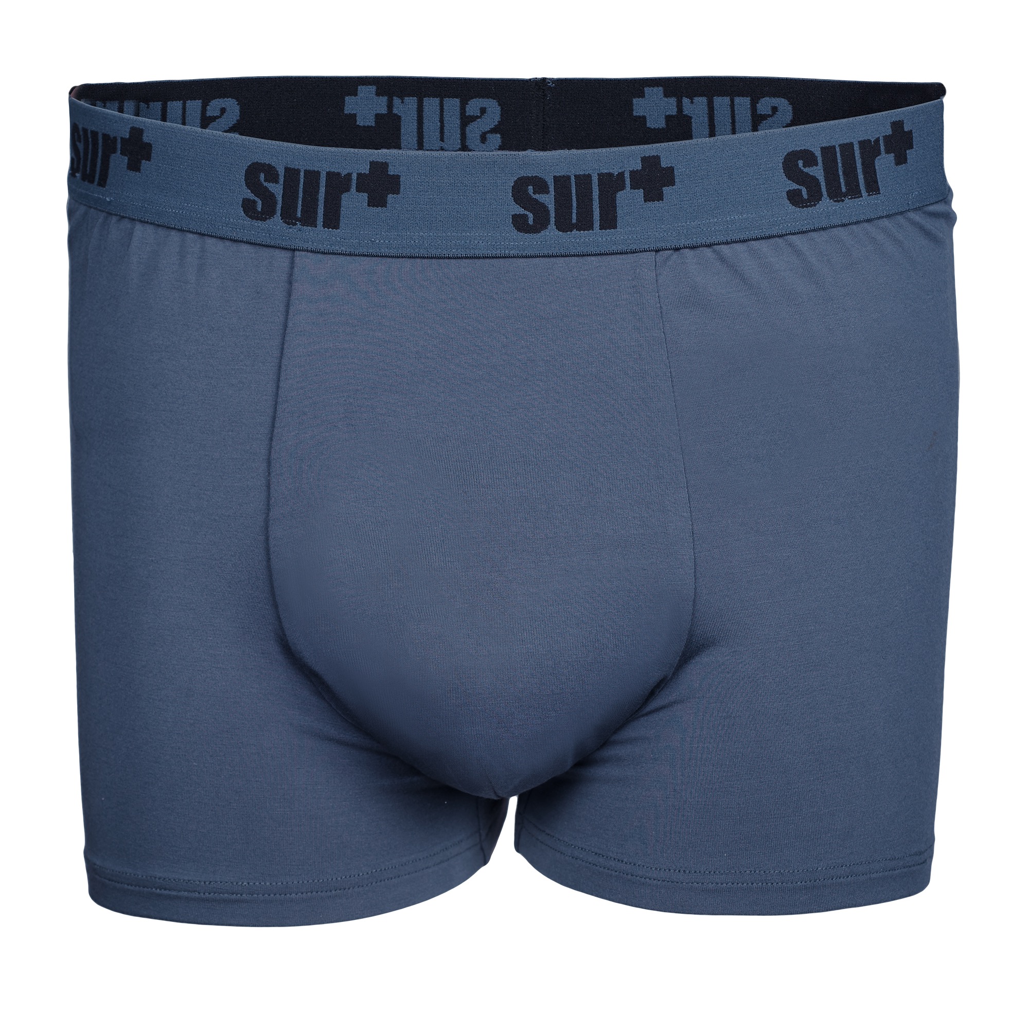 Grey SUR+ boxer underwear, front view